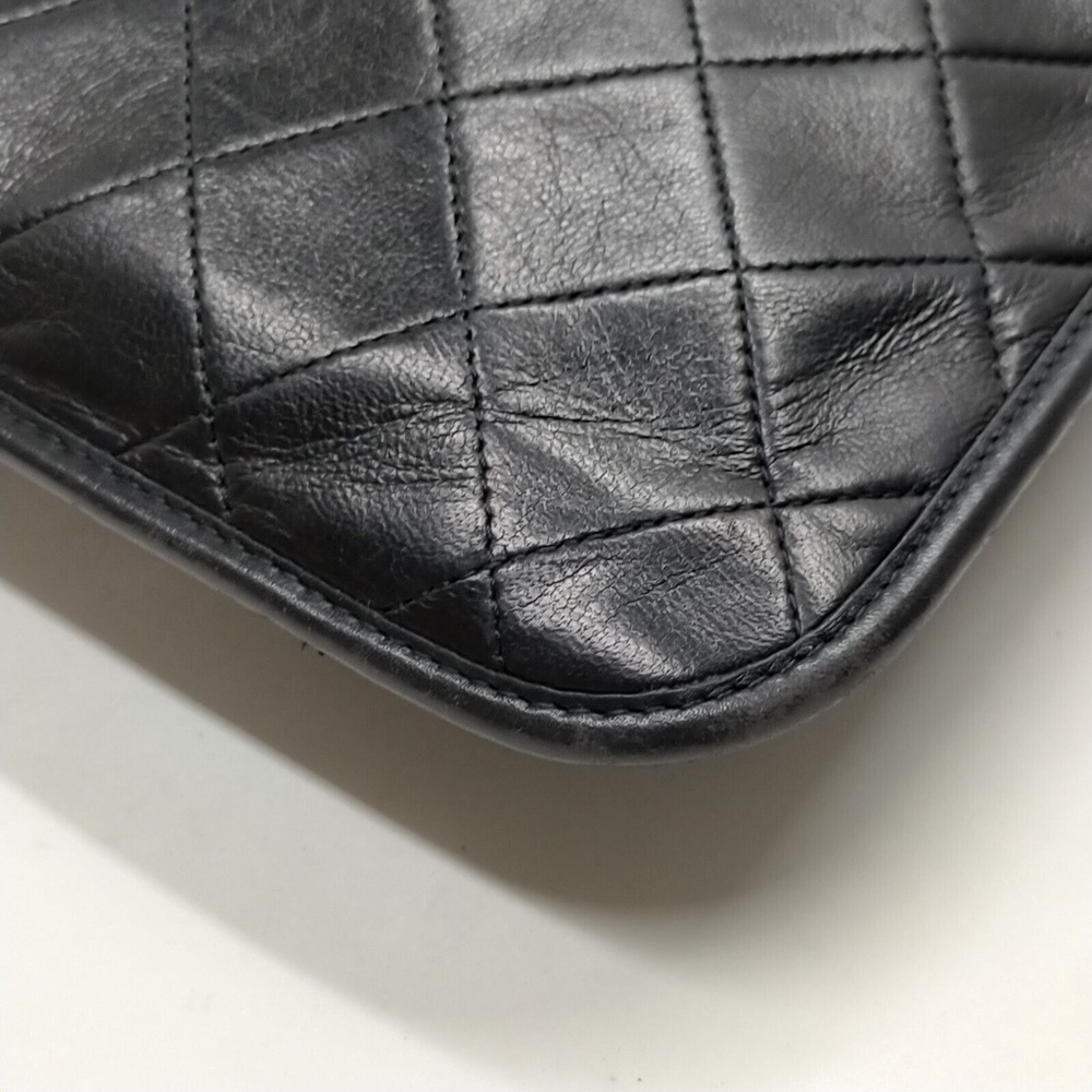 Chanel Black Lamb Skin Hand Bag - Picture 6 of 9